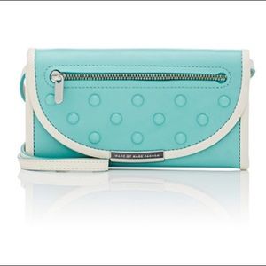 NWT Marc by Marc Jacobs Green Grace Crossbody In Tiffany Blue aka Sea Green